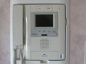 テレビ付きドアホン